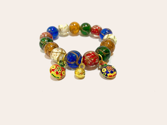 Emerald Multi-colour Stone Bracelets