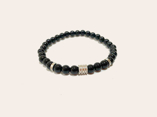 Black Lavastone Bracelet