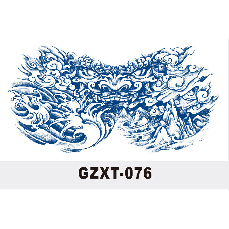 Chest Temporary Tattoo Body Art sticker GZXT-076