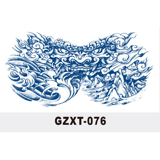 Chest Temporary Tattoo Body Art sticker GZXT-076