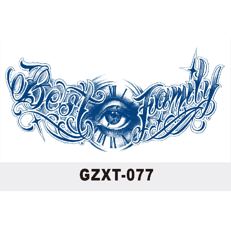 Chest Temporary Tattoo Body Art sticker GZXT-077