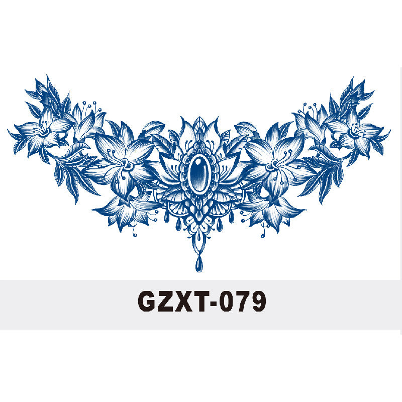 Chest Temporary Tattoo Body Art sticker GZXT-079