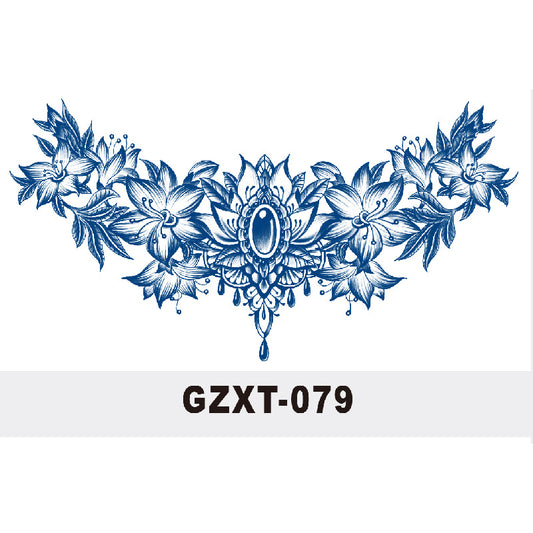 Chest Temporary Tattoo Body Art sticker GZXT-079