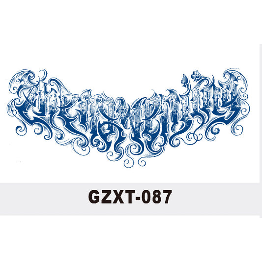 Chest Temporary Tattoo Body Art sticker GZXT-087